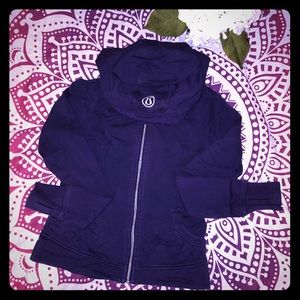 Purple Lululemon zip-up jacket